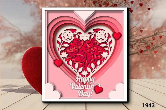 Download Valentine’s Day Gift Card Svg Layer 1943 - 1943 Collection