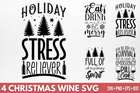 Download Christmas Wine SVG - Premium Resources