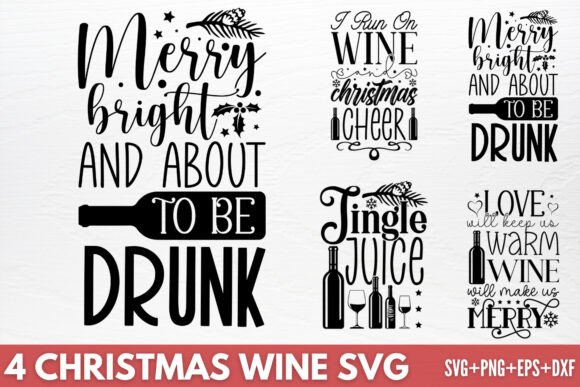 Download Christmas Wine SVG - Premium Resources