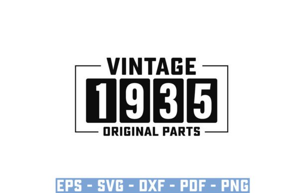 Download Vintage 1935 Original Parts Funny Svg - 1935 Collection