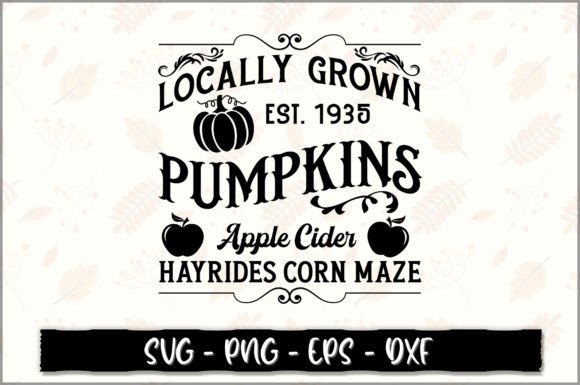 Download Locally Grown Est. 1935 Pumpkins Apple - 1935 Collection