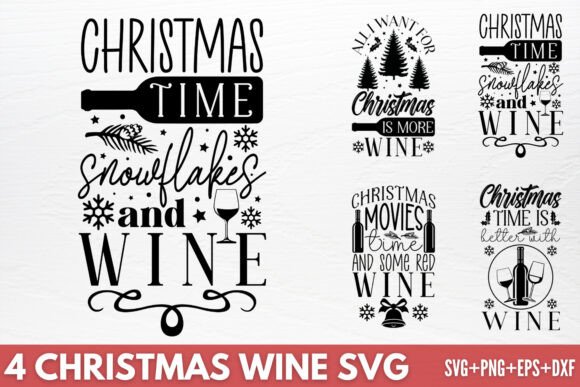 Download Christmas Wine SVG - Premium Resources
